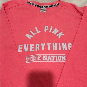 Victoria’s Secret All Pink Everything Pink Nation Sweatshirt